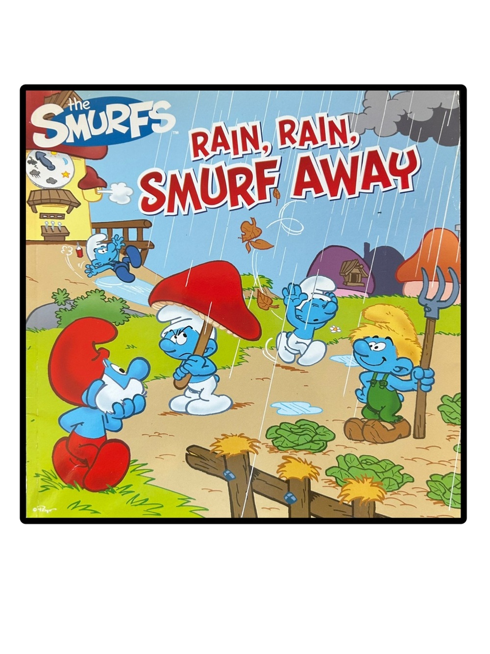 The Smurfs: Rain, Rain Smurf Away Softcover Book